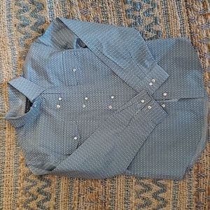 Boys Roper Western Pearl Snap Button Down